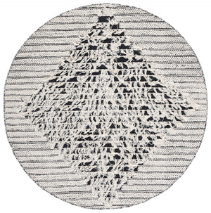 Vermont 502 Flat Weave 60% Wool, 40% Cotton 0 Rug Ivory / Black 60% Wool, 40% Cotton VRM502A-6R