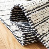 Vermont 502 Flat Weave 60% Wool, 40% Cotton 0 Rug Ivory / Black 60% Wool, 40% Cotton VRM502A-8