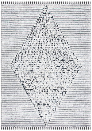 Vermont 502 Flat Weave 60% Wool, 40% Cotton 0 Rug Ivory / Black 60% Wool, 40% Cotton VRM502A-8