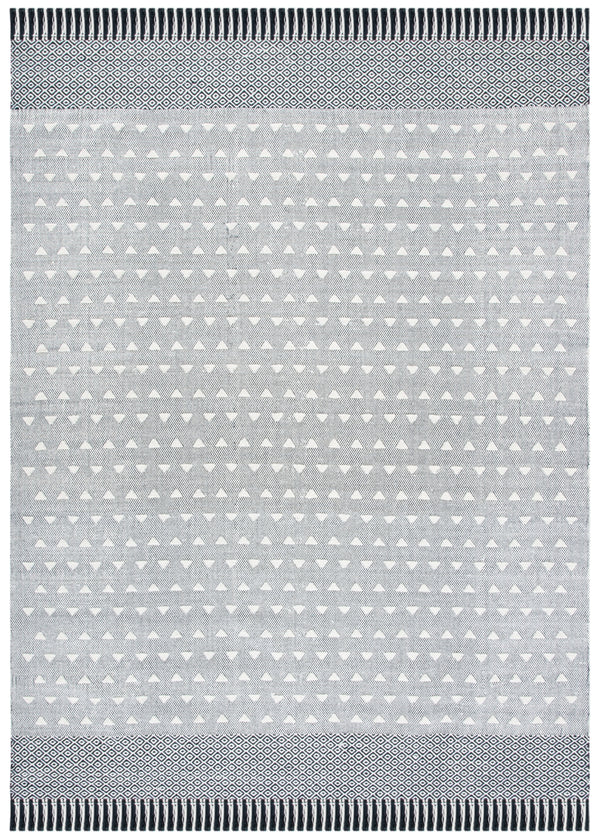 Vermont 503 Flat Weave 50% Wool, 50% Cotton 0 Rug Ivory / Black 50% Wool, 50% Cotton VRM503A-8