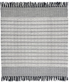 Vermont 504 Flat Weave 50% Wool, 50% Cotton 0 Rug Ivory / Black 50% Wool, 50% Cotton VRM504A-6SQ