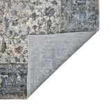 AMER Rugs Vermont VRM-6 Power-Loomed Bordered Transitional Area Rug Ivory/Gray 9'10" x 13'1"