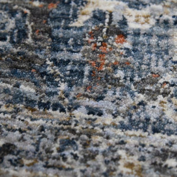 AMER Rugs Vermont VRM-6 Power-Loomed Bordered Transitional Area Rug Ivory/Gray 9'10" x 13'1"