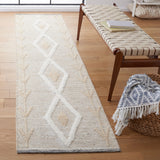 Safavieh Vermont Woollen Dhurry (Hand-Loomed) 60% Wool 40% Cotton Rug Gold / Ivory VRM601D-29