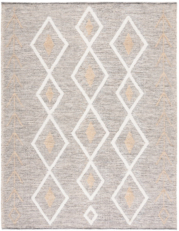 Safavieh Vermont Woollen Dhurry (Hand-Loomed) 60% Wool 40% Cotton Rug Gold / Ivory VRM601D-8