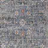 AMER Rugs Vermont VRM-7 Power-Loomed Bordered Transitional Area Rug Charcoal 9'10" x 13'1"