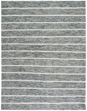 Vermont 802 Hand Tufted 80% Wool, 20% Cotton Rug Black / Ivory 80% WOOL, 20% COTTON VRM802Z-8