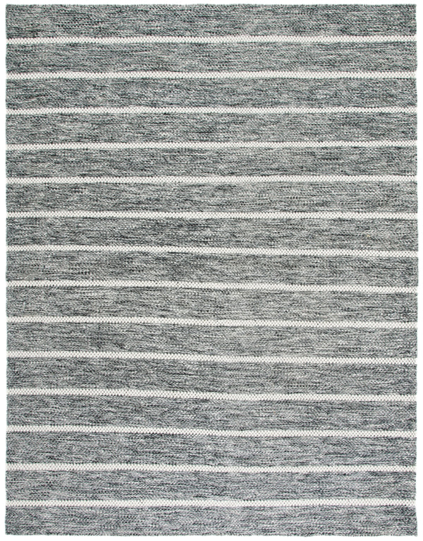 Vermont 802 Hand Tufted 80% Wool, 20% Cotton Rug Black / Ivory 80% WOOL, 20% COTTON VRM802Z-8
