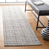 Vermont 803 Hand Tufted 80% Wool, 20% Cotton Rug Black / Ivory 80% WOOL, 20% COTTON VRM803Z-28