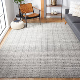 Vermont 803 Hand Tufted 80% Wool, 20% Cotton Rug Black / Ivory 80% WOOL, 20% COTTON VRM803Z-8