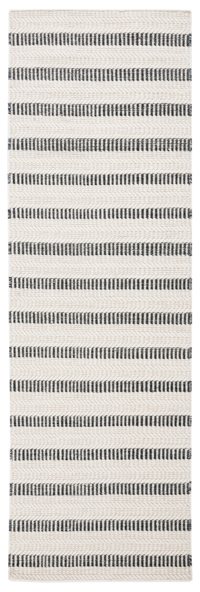 Vermont 804 Hand Tufted 80% Wool, 20% Cotton Rug Black / Ivory 80% WOOL, 20% COTTON VRM804Z-28