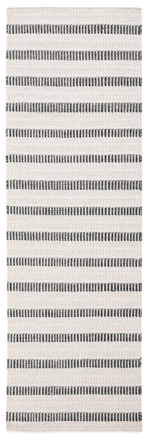 Vermont 804 Hand Tufted 80% Wool, 20% Cotton Rug Black / Ivory 80% WOOL, 20% COTTON VRM804Z-28