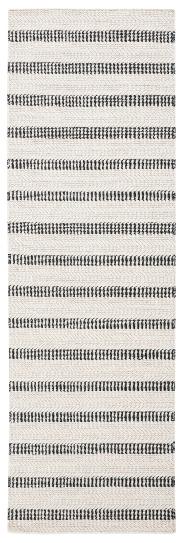 Vermont 804 Hand Tufted 80% Wool, 20% Cotton Rug Black / Ivory 80% WOOL, 20% COTTON VRM804Z-28