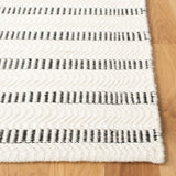 Vermont 804 Hand Tufted 80% Wool, 20% Cotton Rug Black / Ivory 80% WOOL, 20% COTTON VRM804Z-5