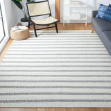 Vermont 804 Hand Tufted 80% Wool, 20% Cotton Rug Black / Ivory 80% WOOL, 20% COTTON VRM804Z-8
