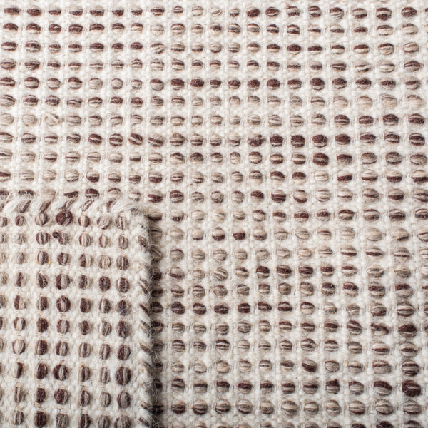Vermont 805 Hand Tufted 80% Wool, 20% Cotton Rug Brown / Ivory 80% WOOL, 20% COTTON VRM805T-5