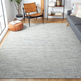 Vermont 806 Hand Tufted 80% Wool, 20% Cotton Rug Grey / Ivory 80% WOOL, 20% COTTON VRM806F-8