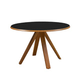 Walker Edison Vero Mid-century Modern/Scandinavian 48" Round MCM Dining Table VRODKDTBLEO