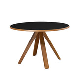 Walker Edison Vero Mid-century Modern/Scandinavian 48" Round MCM Dining Table VRODKDTBLEO