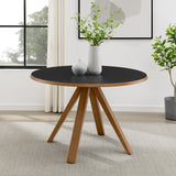 Walker Edison Vero Mid-century Modern/Scandinavian 48" Round MCM Dining Table VRODKDTBLEO