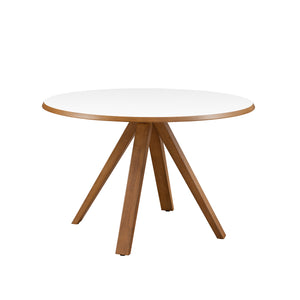 Walker Edison Vero Mid-century Modern/Scandinavian 48" Round MCM Dining Table VRODKDTWHEO