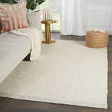 Jaipur Living Alondra Handmade Solid Cream/ Light Gray Area Rug (6'X9')