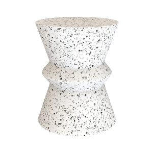 LH Imports Terrazzo Hourglass Side Table VT074