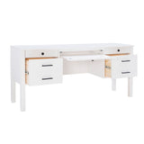 Victor Desk 2 File Cabinet Whitewash