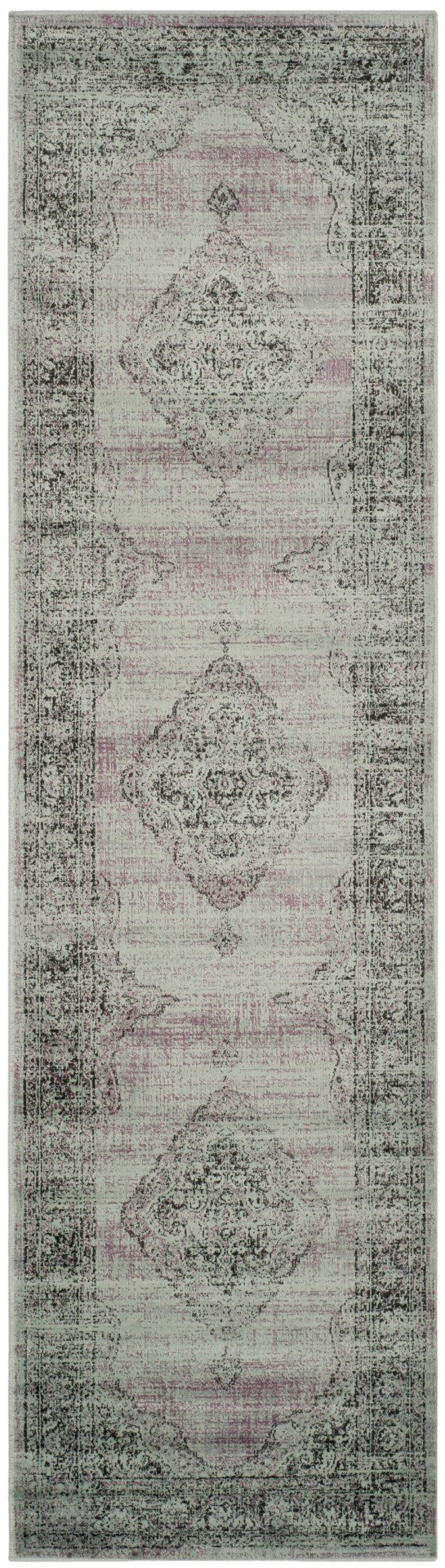 Safavieh Vintage 112 Power Loomed 67.7% Viscose/20.6% Polyester/11.8% Cotton Rug VTG112-110-34