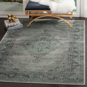 Safavieh Vintage 112 Power Loomed 67.7% Viscose/20.6% Polyester/11.8% Cotton Rug VTG112-110-34