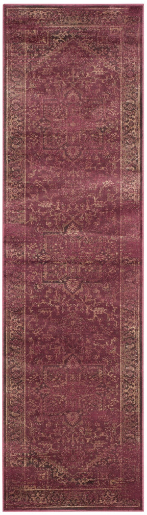 Safavieh Vintage 114 Power Loomed 67.7% Viscose/20.6% Polyester/11.8% Cotton Rug VTG114-5880-3