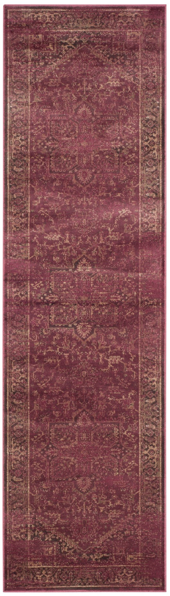 Safavieh Vintage 114 Power Loomed 67.7% Viscose/20.6% Polyester/11.8% Cotton Rug VTG114-5880-3