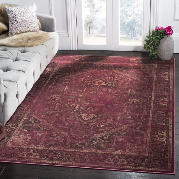 Safavieh Vintage 114 Power Loomed 67.7% Viscose/20.6% Polyester/11.8% Cotton Rug VTG114-5880-3