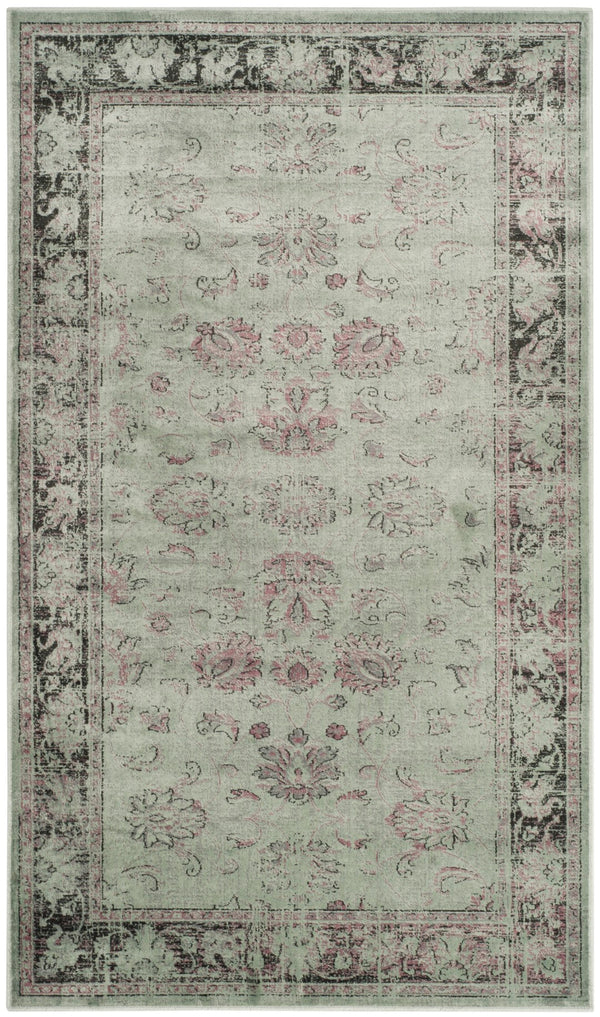 Safavieh Vintage 117 Power Loomed 67.7% Viscose/20.6% Polyester/11.8% Cotton Rug VTG117-2111-2339