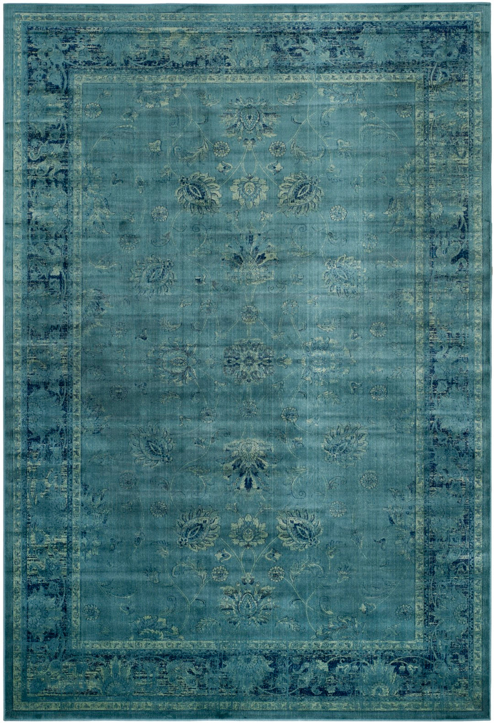 Safavieh Vintage 117 Power Loomed 67.7% Viscose/20.6% Polyester/11.8% Cotton Rug VTG117-2220-2339