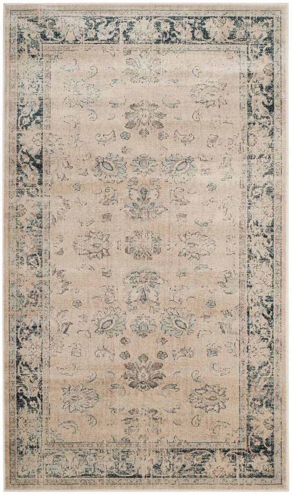 Safavieh Vintage 117 Power Loomed 67.7% Viscose/20.6% Polyester/11.8% Cotton Rug VTG117-7440-3