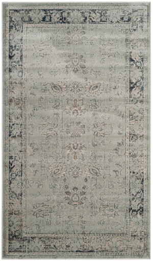 Safavieh Vintage 117 Power Loomed 67.7% Viscose/20.6% Polyester/11.8% Cotton Rug VTG117-7660-3