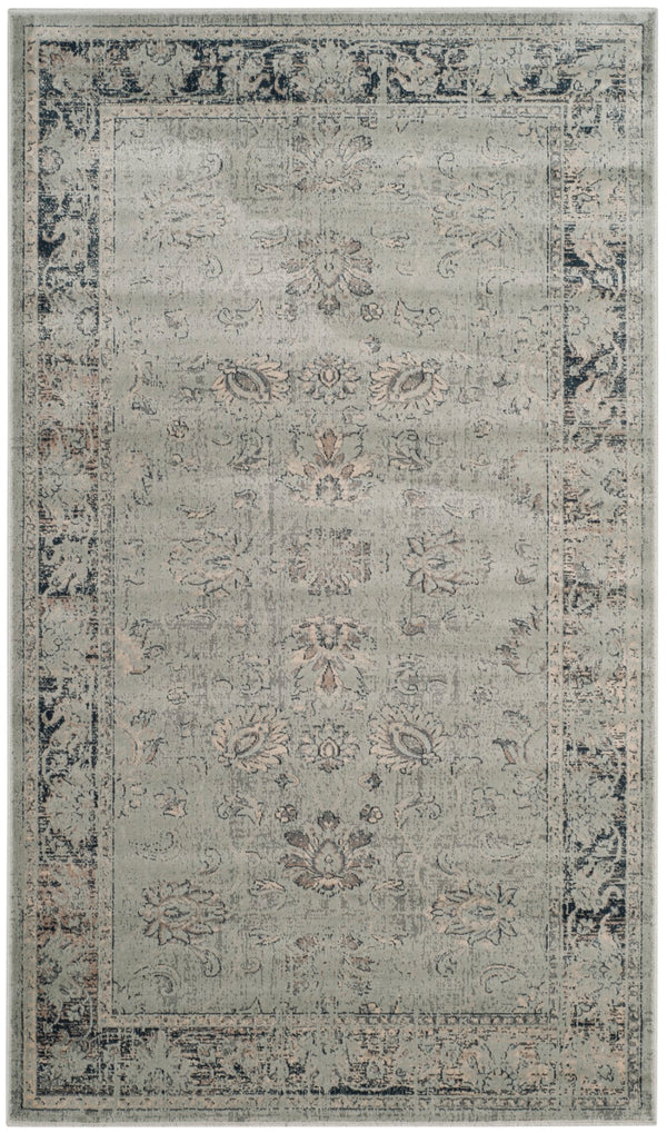 Safavieh Vintage 117 Power Loomed 67.7% Viscose/20.6% Polyester/11.8% Cotton Rug VTG117-7660-3