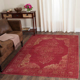 Safavieh Vintage 122 Power Loomed 67.7% Viscose/20.6% Polyester/11.8% Cotton Rug VTG122-6220-3