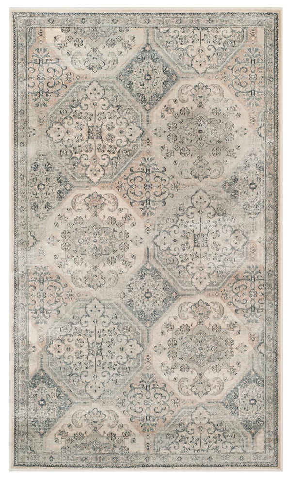 Safavieh Vintage 128 Power Loomed 67.7% Viscose/20.6% Polyester/11.8% Cotton Rug VTG128-7440-3