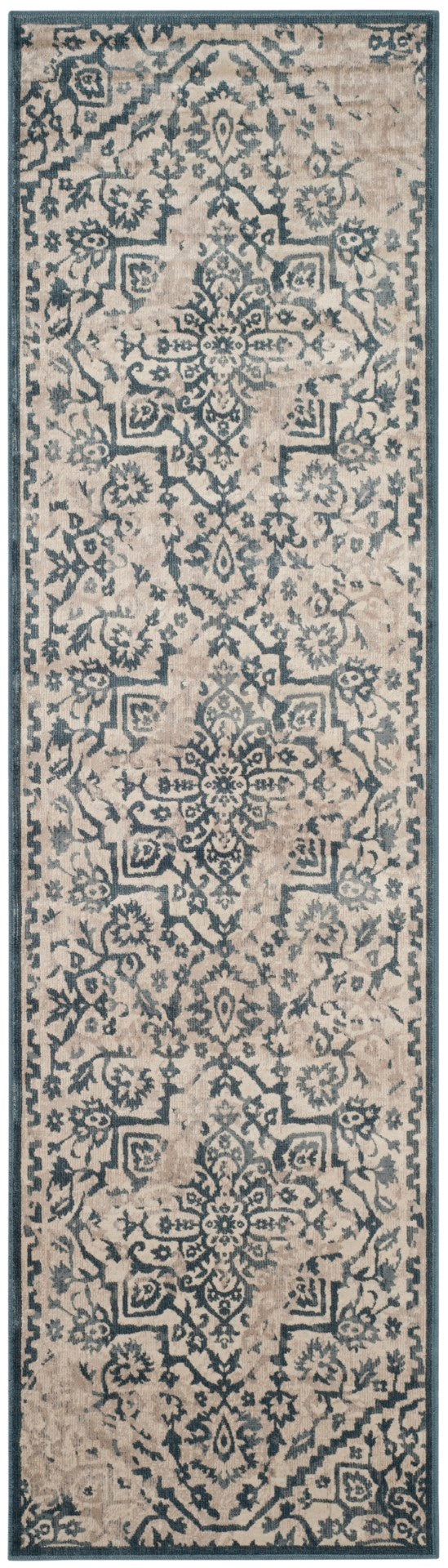 Safavieh Vintage 135 Power Loomed 67.7% Viscose/20.6% Polyester/11.8% Cotton Rug VTG135-7340-28