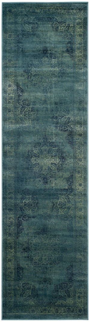 Safavieh Vintage 158 Power Loomed 67.7% Viscose/20.6% Polyester/11.8% Cotton Rug VTG158-2220-28