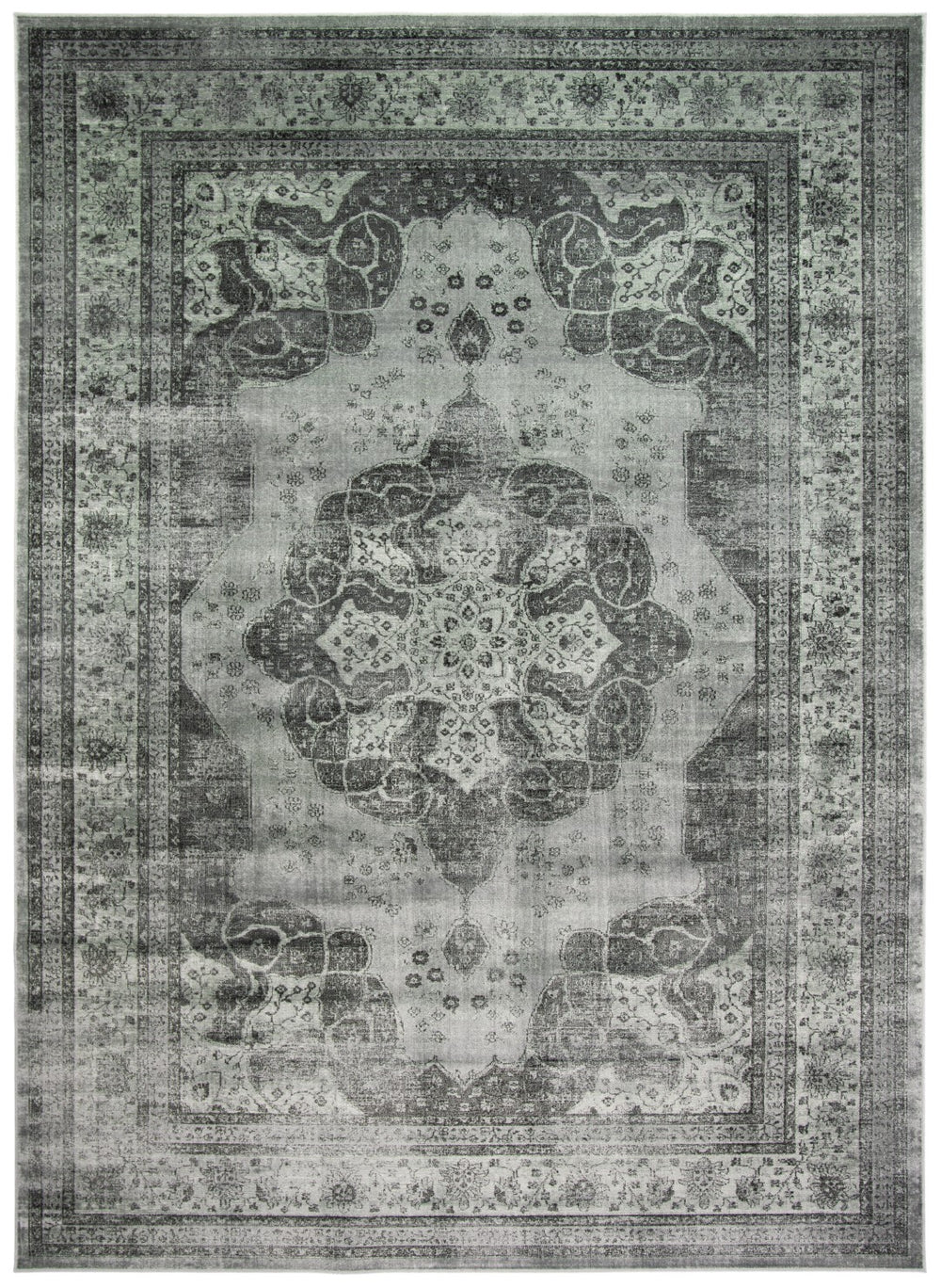 Safavieh Vintage 158 Power Loomed 67.7% Viscose/20.6% Polyester/11.8% Cotton Rug VTG158-770-57