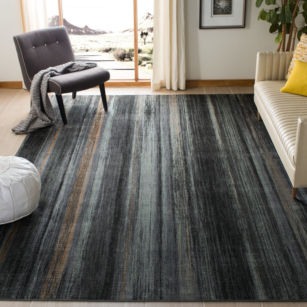 Safavieh Vintage 172 Power Loomed 67.7% Viscose/20.6% Polyester/11.8% Cotton Contemporary Rug VTG172-8330-9