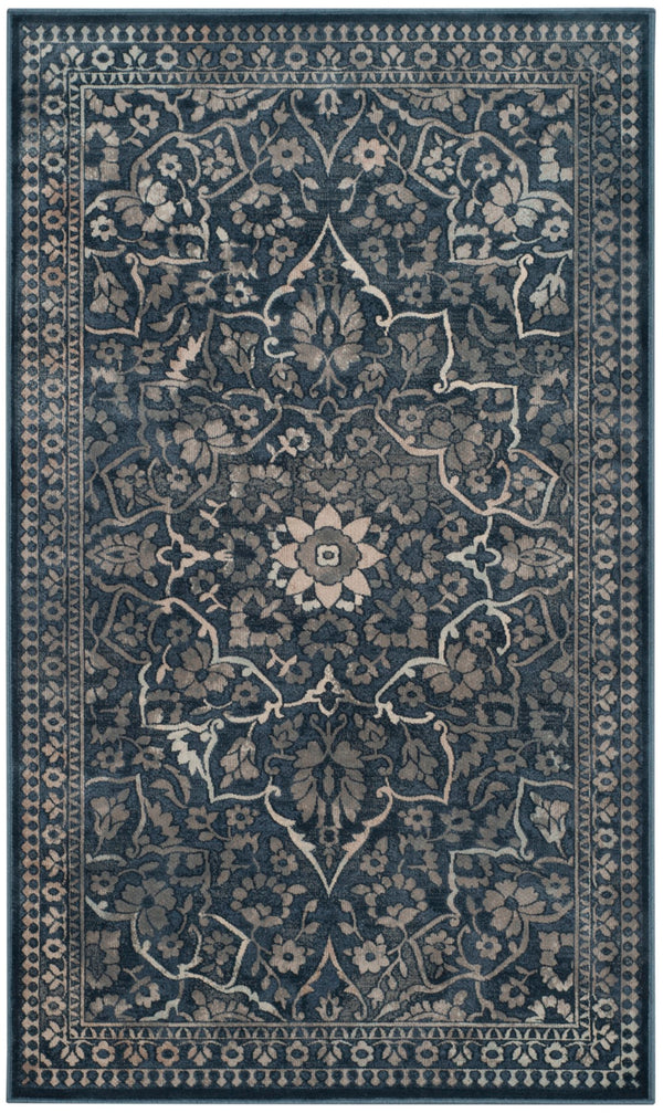 Safavieh Vintage 175 Power Loomed 67.7% Viscose/20.6% Polyester/11.8% Cotton Rug VTG175-7330-3