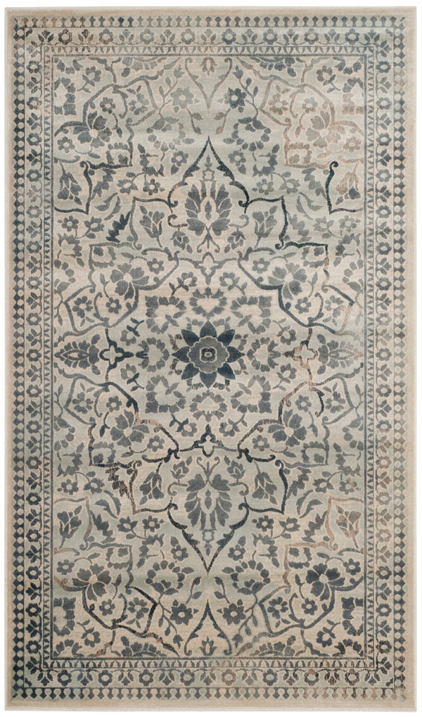 Safavieh Vintage 175 Power Loomed 67.7% Viscose/20.6% Polyester/11.8% Cotton Rug VTG175-7446-3