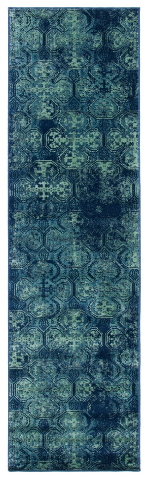 Safavieh Vintage 197 Power Loomed 67.7% Viscose/20.6% Polyester/11.8% Cotton Rug VTG197-2330-3