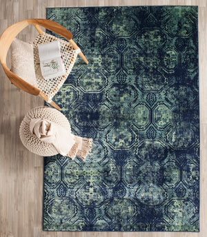 Safavieh Vintage 197 Power Loomed 67.7% Viscose/20.6% Polyester/11.8% Cotton Rug VTG197-2330-3