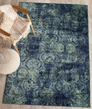 Safavieh Vintage 197 Power Loomed 67.7% Viscose/20.6% Polyester/11.8% Cotton Rug VTG197-2330-3