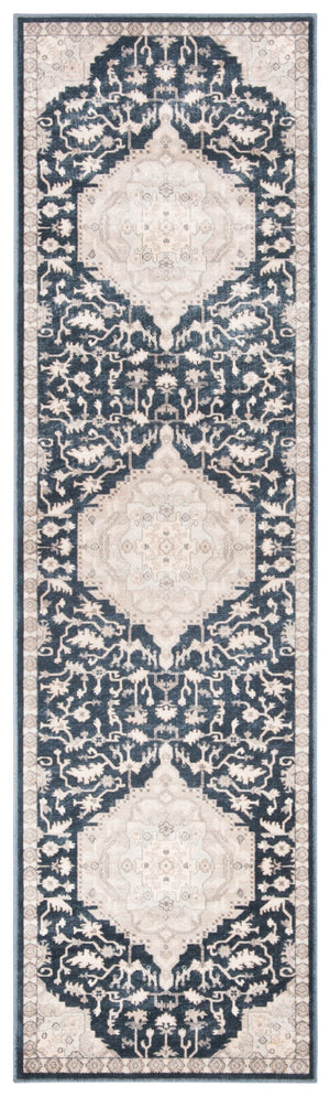 Safavieh Vintage 871 Power Loomed 67.7% Viscose/20.6% Polyester/11.8% Cotton Traditional Rug VTG871-7330-4